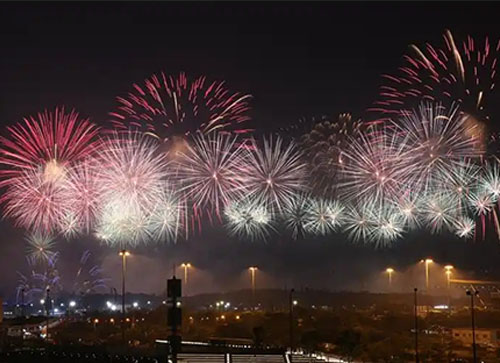 无极县焰火晚会